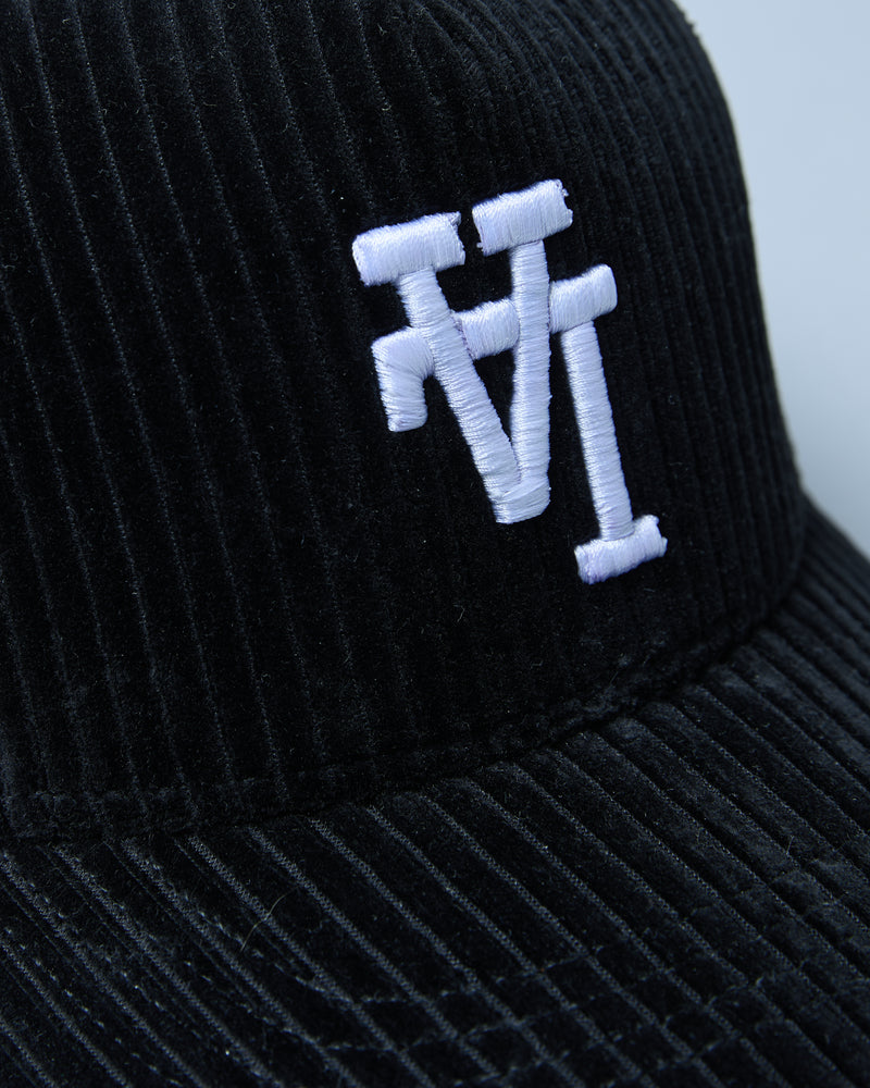 LA Corduroy Trucker — Black