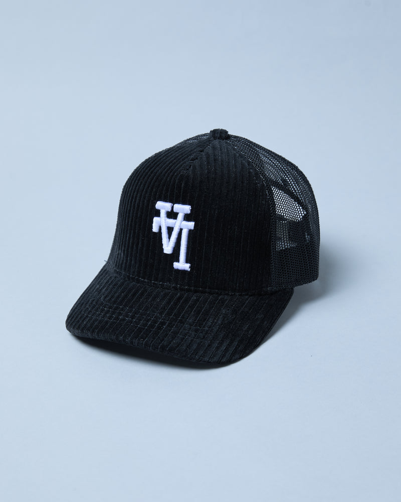 LA Corduroy Trucker — Black