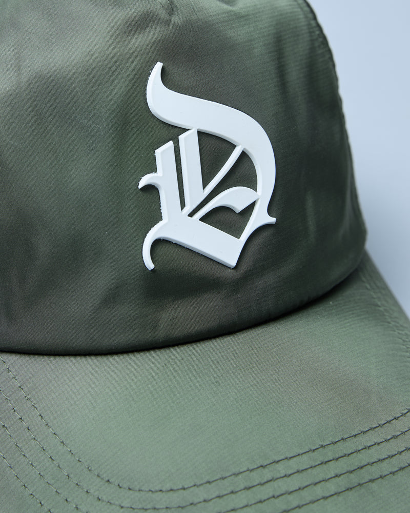 Monogram Cap — Olive