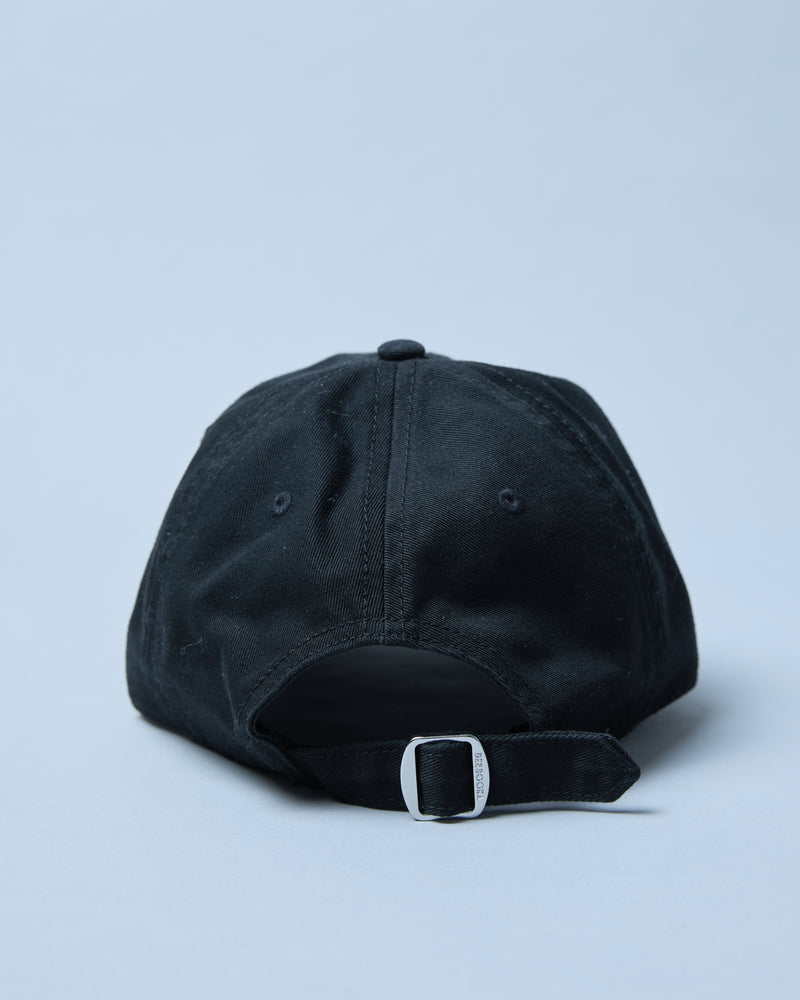 Monogram Cap — Black